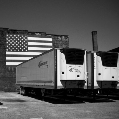 Flag and Trucks  2024